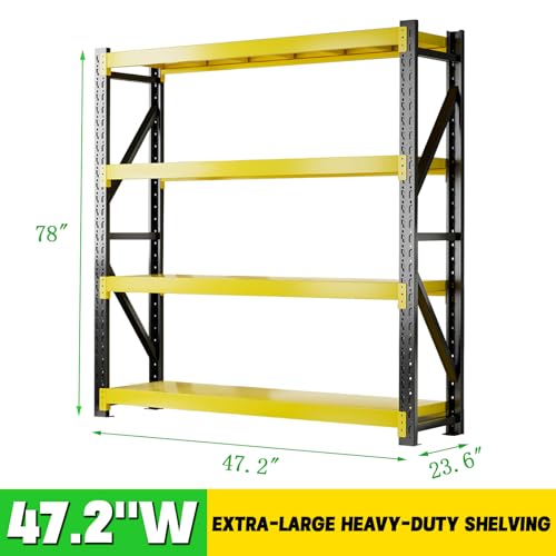 3000LBS Heavy Duty Storage Shelves (4 Count)