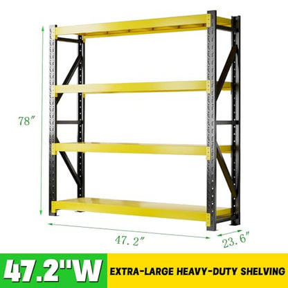 3000LBS Heavy Duty Storage Shelves (4 Count)