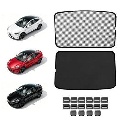 2 Pack Black Roof Sunshade for 2020 (2 Count)