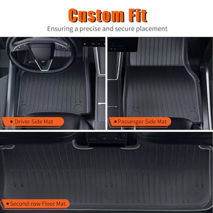 Floor Mats Cargo Liners for 2025 2026 Tesla Model Y Juniper Accessories 7PC