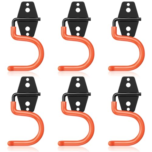 6 Pack Metal Garage Hooks