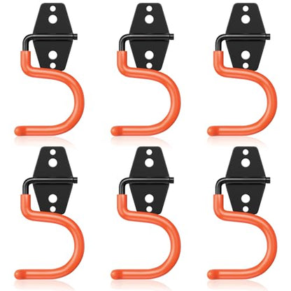 6 Pack Metal Garage Hooks