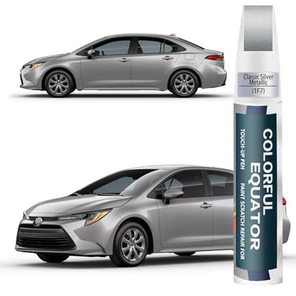 1F7 Classic Silver Metallic Car Touch Up Paint for Toyota OEM Color Match
