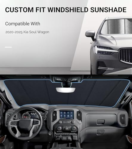 Windshield Sunshade for Kia Soul 2014