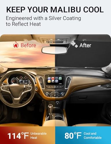 Custom Fit Car Windshield Sun Shade for 2016