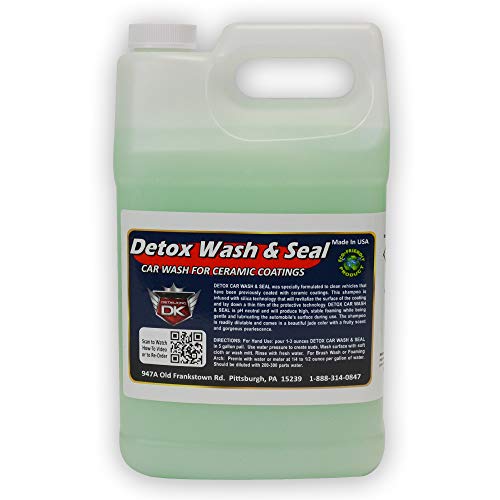 Detox Car Wash and Car Sealant Foam Soap for Ceramic Coatings (128 Ounce)