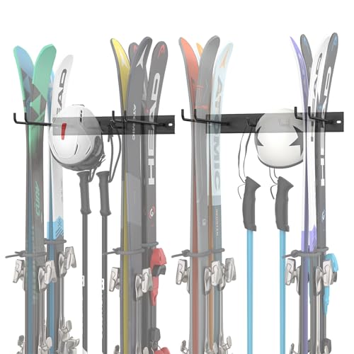 Wall Mounted Ski Rack