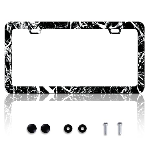 Branches Trunks Camo License Plate Frame Stainless Steel 6x12 Inch 2