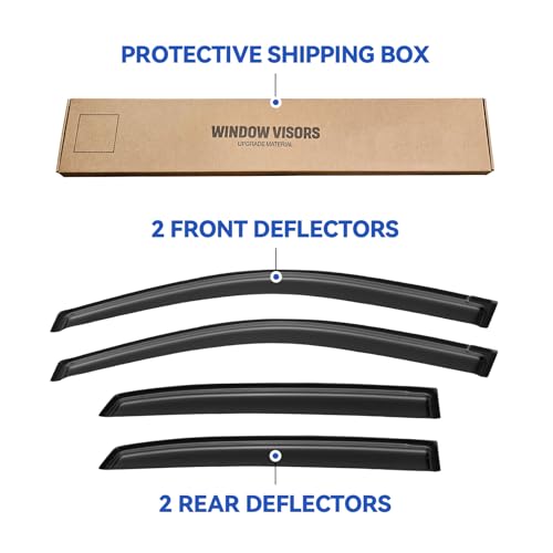 Window Visors Rain Guards for 2004 (4 Count)