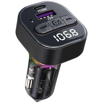FM Transmitter Bluetooth Car Adapter