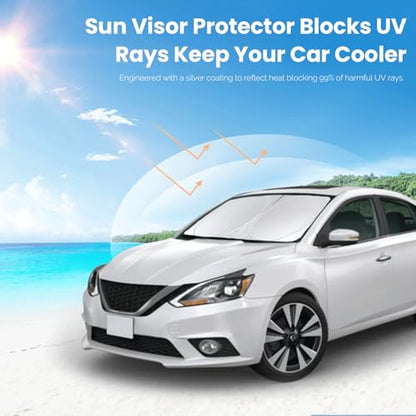 Windshield Sunshade for Nissan Sentra 2013 2014