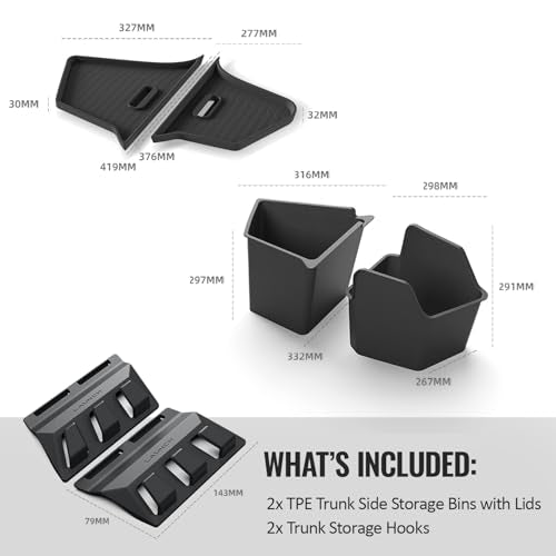 Tesla Model Y Juniper Trunk Organizer Set