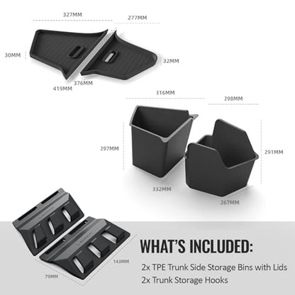 Tesla Model Y Juniper Trunk Organizer Set