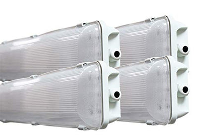4 FT 6500K 72W LED Vapor Tight Lights (4 Count)