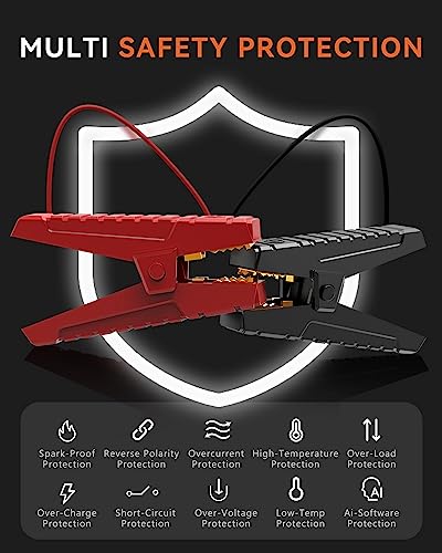 Lithium Jump Starter Battery Pack 2000A Peak 20000mAh