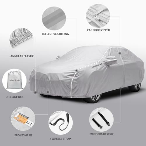Sedan Car Cover Waterproof Heavy Duty Full Car Cover 175
