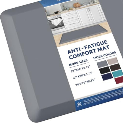 0.8" Thick Kitchen Mat Cushioned Anti Fatigue Rug Comfort Floor Mats