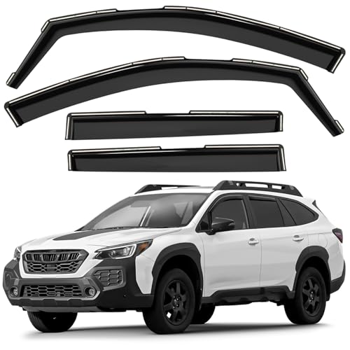 Window Deflectors Smoke Tinted in (4 Count)