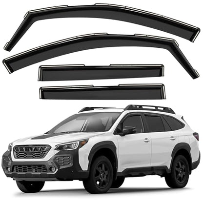 Window Deflectors Smoke Tinted in (4 Count)