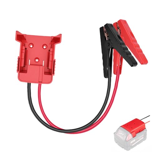 Jumper Cables alligator clips Compatible with Mil.waukee M18 18V Batteries