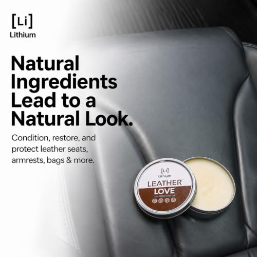 Lithium Leather Love Car Leather Cleaner and Conditioner (8 Ounce)