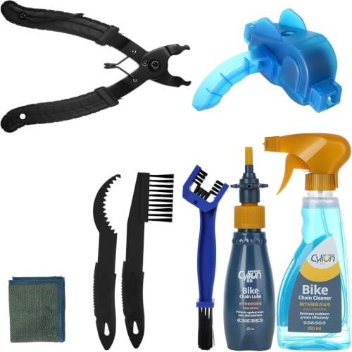 Bike Cleaning Kit Including Bicycle Chain Scrubber
