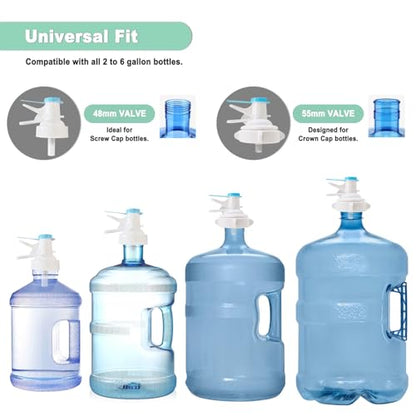 3 5 Gallon Water Jug Stand with 2 Dispenser Valves