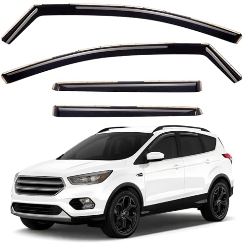 Window Deflectors Smoke Tinted in (4 Count)