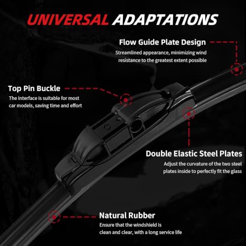 Windshield Wiper Blades Replacement for BMW X3 2011