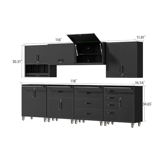 Garage Storage Cabinet System