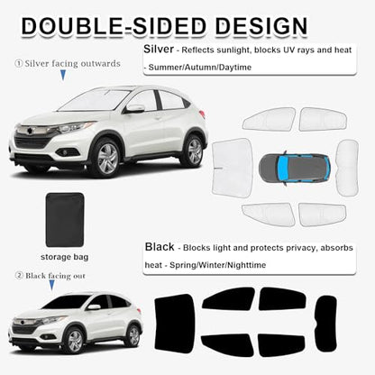6pcs Thicken Sun Shades for Honda HR (6 Count)