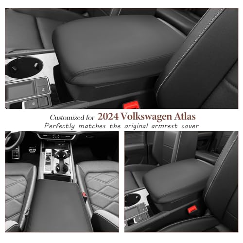 for 2024 2025 2026 Volkswagen Atlas Center Console Cover 2024 2025 2026 VW Atlas Armrest Cover Atlas SE