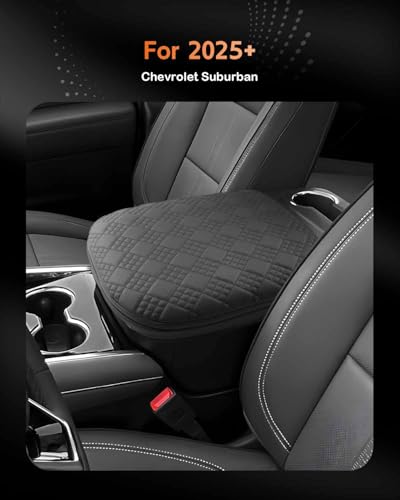 for 2025 2026 Chevrolet Suburban Center Console Cover Armrest Box Cover for Suburban