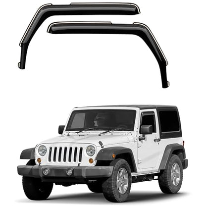 Window Deflectors Smoke Tinted in (2 Count)