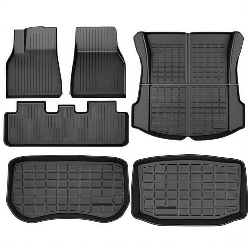 2021 2023 Tesla Model 3 Floor Mats 6 (6 Count)