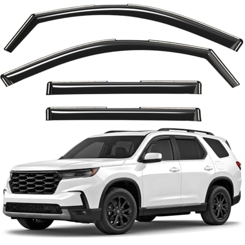 Window Deflectors Smoke Tinted in (4 Count)