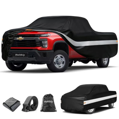 10 Layers Truck Cover Waterproof All Weather Custom Fit Chevrolet Silverado 2500 3500 Extended