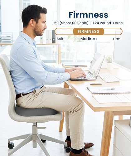 Doctor Recommended Memory Foam Seat Cushion for Office Chairs & Car