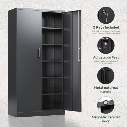 Metal Garage Storage Cabinets with Lock