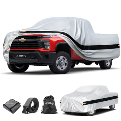 10 Layers Truck Cover Waterproof All Weather Custom Fit Chevrolet Silverado 2500 3500 Extended