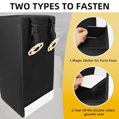 Universal Truck Seat Organizer with Padded Armrest Lid