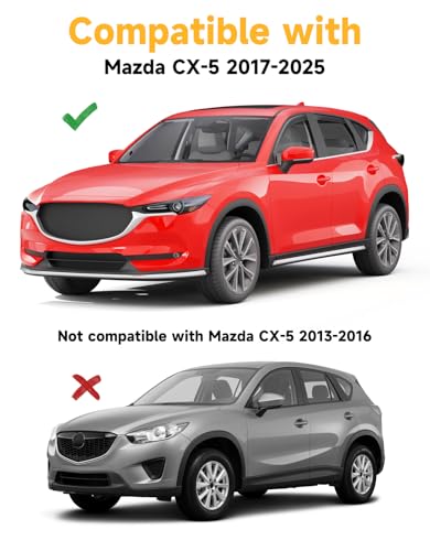 in Channel Window Visors Rain Guards for Mazda CX5 CX (4 Count)