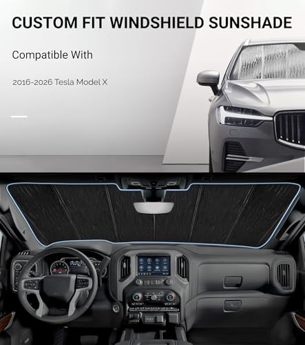 Windshield Sun Shade for Tesla Model X 2016