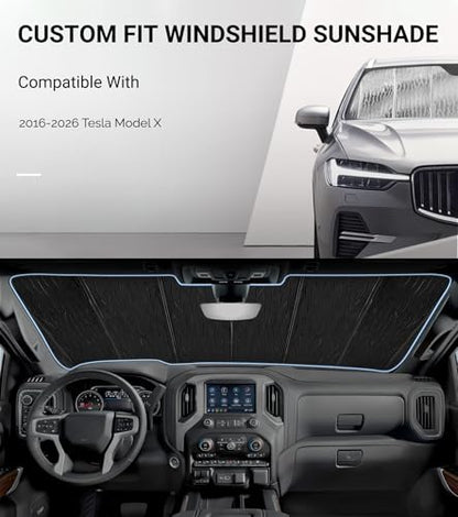 Windshield Sun Shade for Tesla Model X 2016