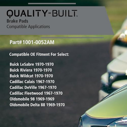 Front Semi Metallic Brake Pads
