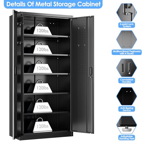 Tall Metal Storage Cabinet