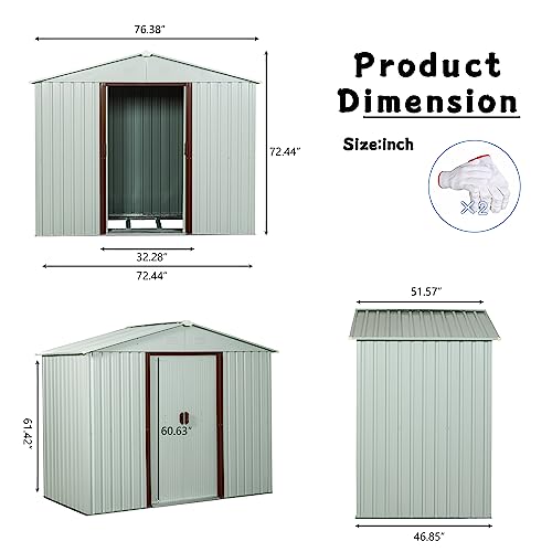 6x5 FT Outdoor Storage Shed