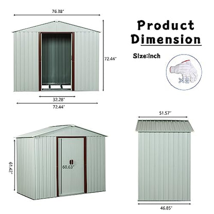 6x5 FT Outdoor Storage Shed