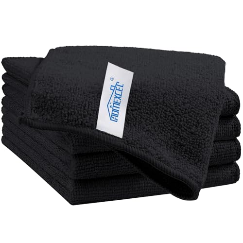 Black Cleaning Rags 5 Pack (5 Count)
