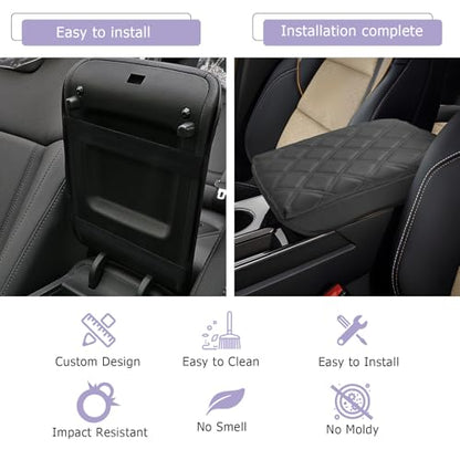 Center Console Cover Compatible with 2025 2026 Equinox Accessories Armrest Cover Center Console Pad 2025 2026 Equinox LT